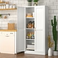 thumbnail image 6 of Polup 60"Tall White Metal  Storage Cabinet,Locking Tool Cabinet,Doors and Adjustable Shelves, 6 of 8