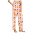 thumbnail image 2 of FORMRS Women's Pajama Pants with Pockets Soft Comfy Loungewear Sleep Bottom, Sizes S-2XL, Cute Oranges, 2 of 8
