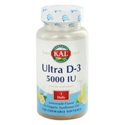 Kal Ultra D-3, 5,000 IU, 120 Softgels