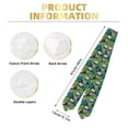 thumbnail image 3 of Haiem Skull and Palm Leaves Pattern Graduation Stole 2024 | Premium Satin Sash for Graduation Ceremony, 3 of 7