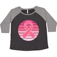 thumbnail image 3 of Inktastic Breast Cancer Pink Ribbon Retro Women's Plus Size T-Shirt, 3 of 5