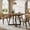 Vintage Brown, variant on Tribesigns Square Dining Table for 2, 31.5" Industrial Dinner Table with Metal Base
