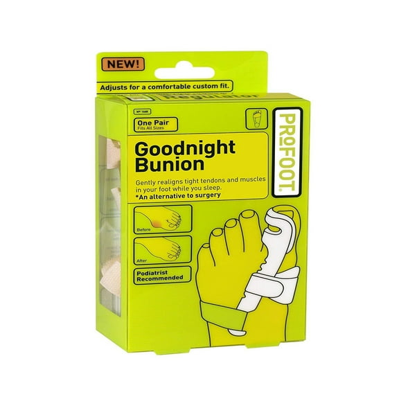 Profoot Goodnight Bunion Help Relieves Pressure & Discomfort 1 Pair, 2-Pack