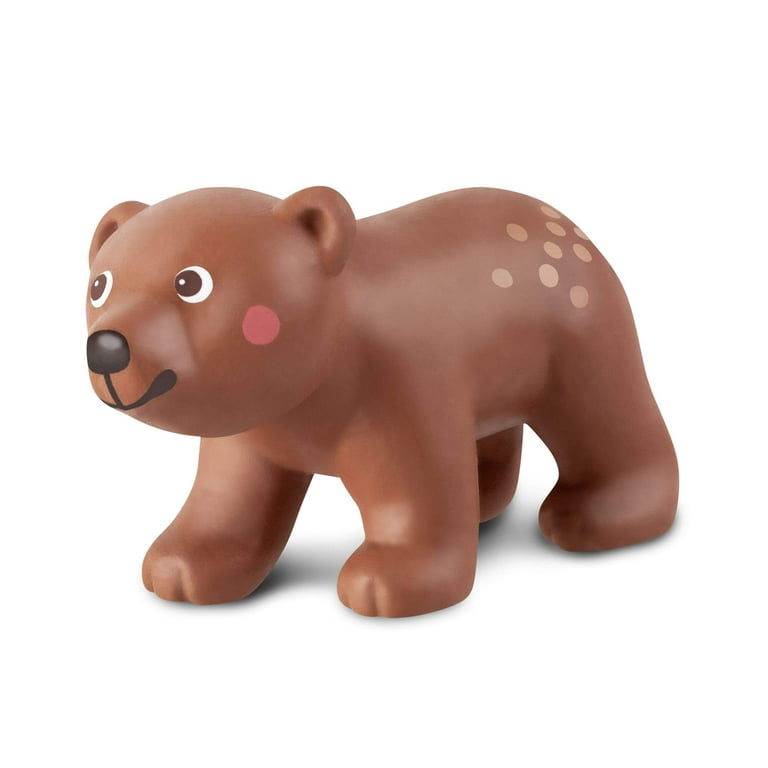 Styre Far Træts webspindel HABA Little Friends Brown Bear Cub - Chunky Plastic Forest Animal Toy  Figure - Walmart.com