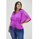 thumbnail image 1 of Blusa con jareta Roman Fashion /Tallas Extras, 1846 (Magenta) violeta 40, 1 of 7