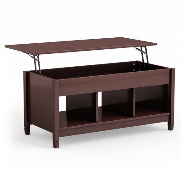 YYAo Coffee Table,Dining Table,Center Table,Lift Top Coffee Table with Hidden Storage Compartment-Coffee
