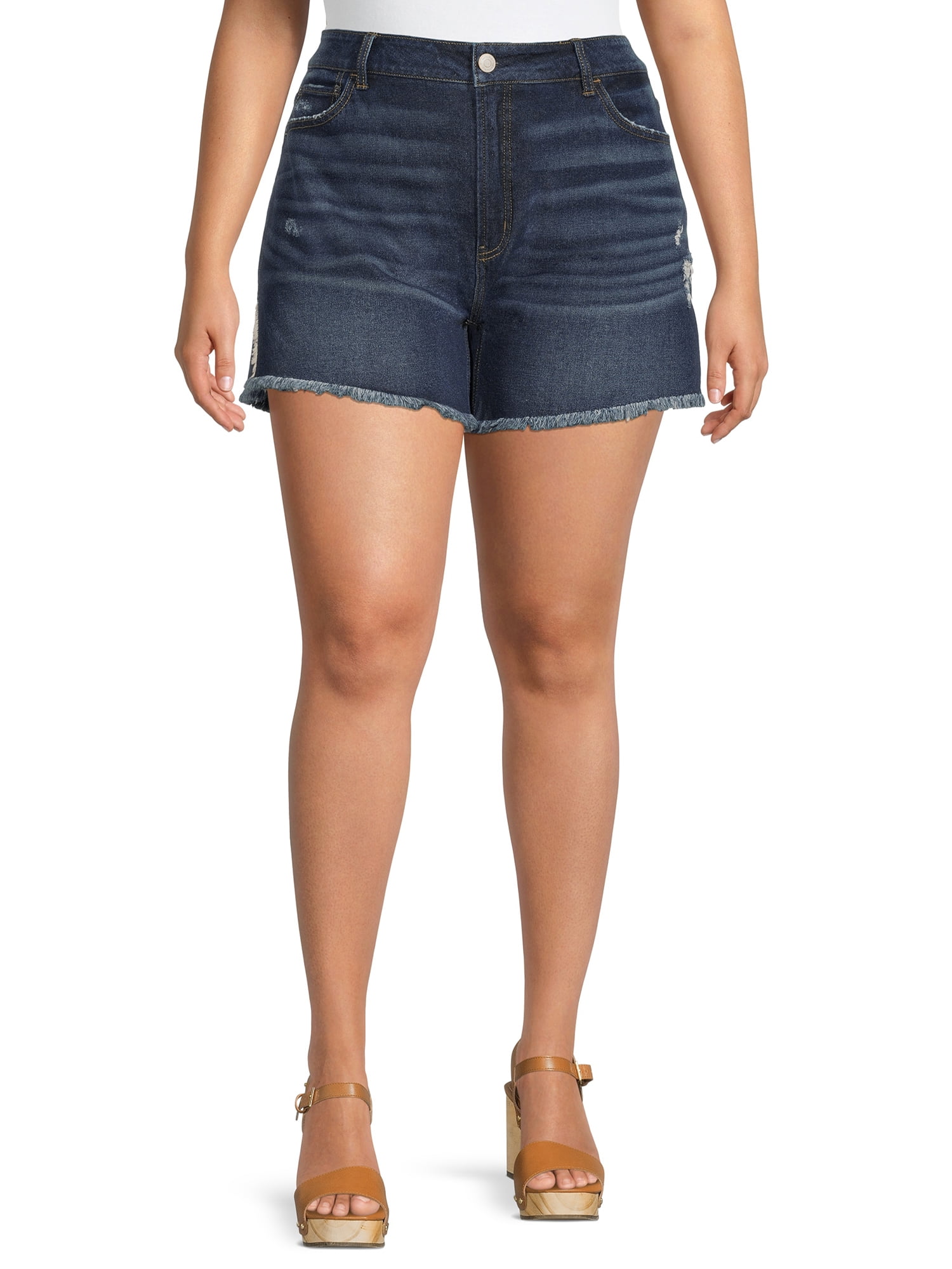 High Rise Vintage Boyfriend Shorts 