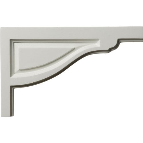 Ekena Millwork SB11X07TR-R 11 3/4-Inch W by 7 3/8-Inch H by 1/2-Inch D Large Traditional Stair Bracket, Right