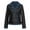 Blue, variant on Bomber Jacket for Women 2025 Winter Long Sleeve PU Leather Button Notched Lapel Casual Jackets Outerwear