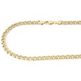 thumbnail image 3 of 10K Yellow Gold 6MM Double Cuban Curb Italian Link Chain Necklace 24 Inch, 3 of 5