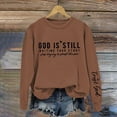 thumbnail image 2 of Towmus Women's Oversized God Is Still Writing Your Story Loose Sweatshirts Crewneck Winter Fall Long Sleeve Sweaters Casual Pullover Fashion, 2 of 4