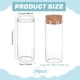 thumbnail image 2 of Mini botellas de vidrio de 30 ml con corcho, 30 frascos de vidrio pequeños, botellas de deseos, botellas vacías transparentes, frascos para mensajes, frascos para hechizos., 2 of 6