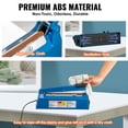 thumbnail image 5 of VEVOR Impulse Sealer 8 inch, Manual Heat Seal Machine with Adjustable Heating Mode, ABS Shrink Wrap Bag Sealers for Plastic Mylar PE PP Bags, Portable Poly Bag Sealing Machine with Extra Replace Kit, 5 of 9