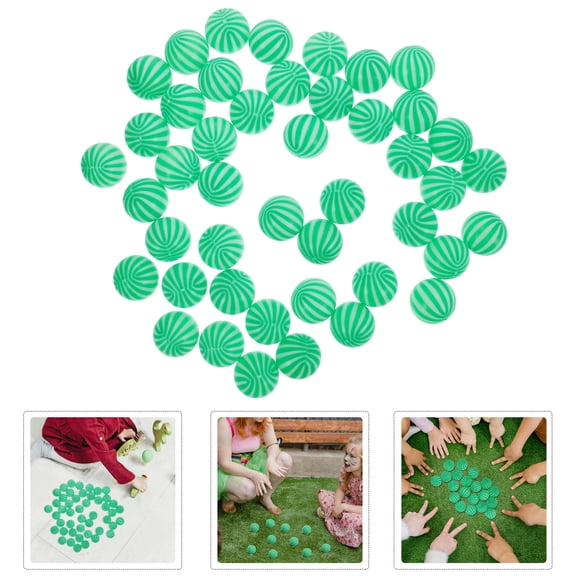 Luxshiny 100Pcs Green Plastic Balls for Ball Pit Featuring Safe No Sharp Edges Design
