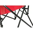 thumbnail image 4 of Red Camping Chair With Cup Holder, 250lbs Max Weight, Breathable Fabric For Outdoor, Garden, Patio Heavy Duty, Frame Camping,, 4 of 6