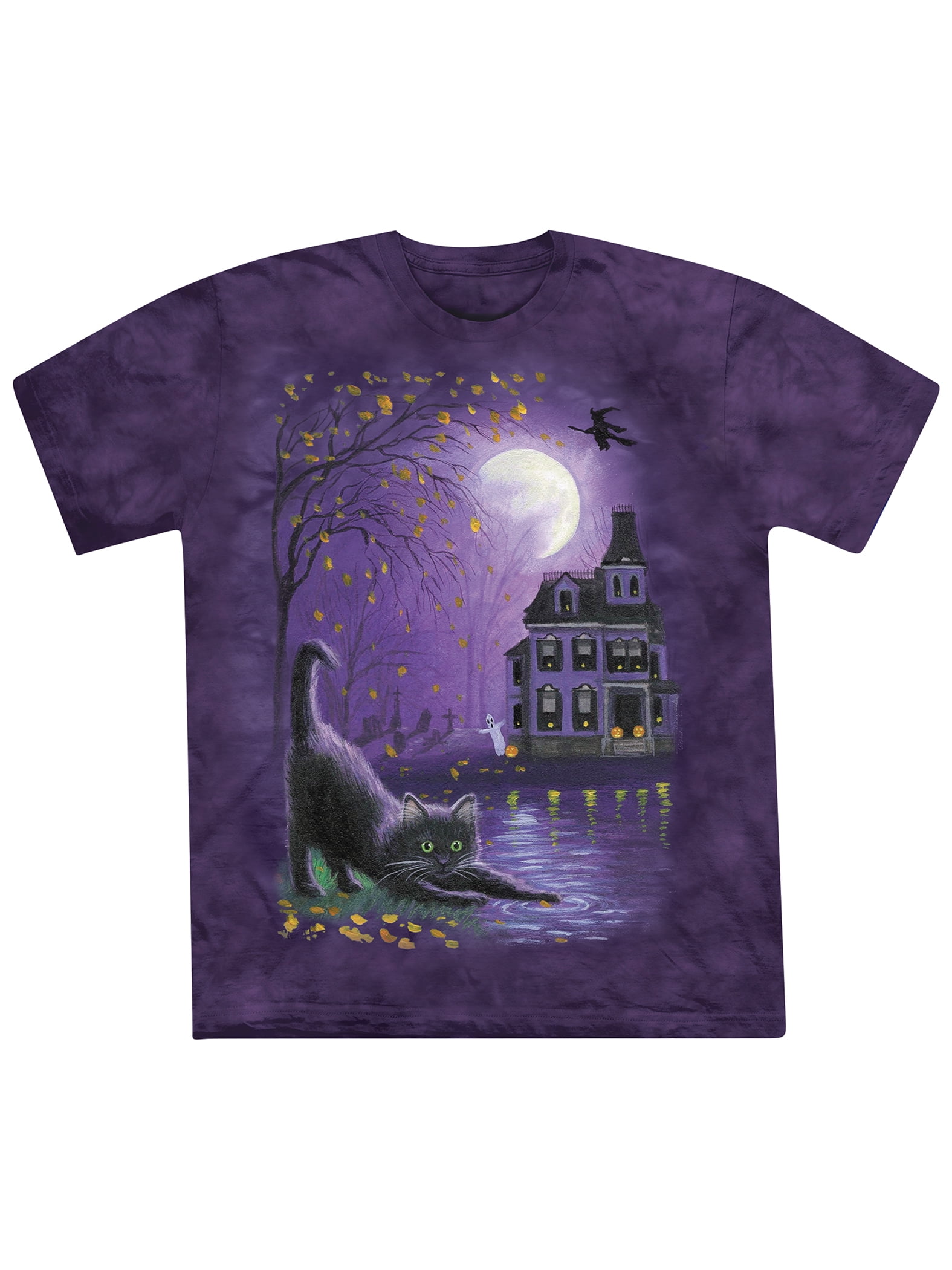 Fancy Haunted House Graphic T-shirt