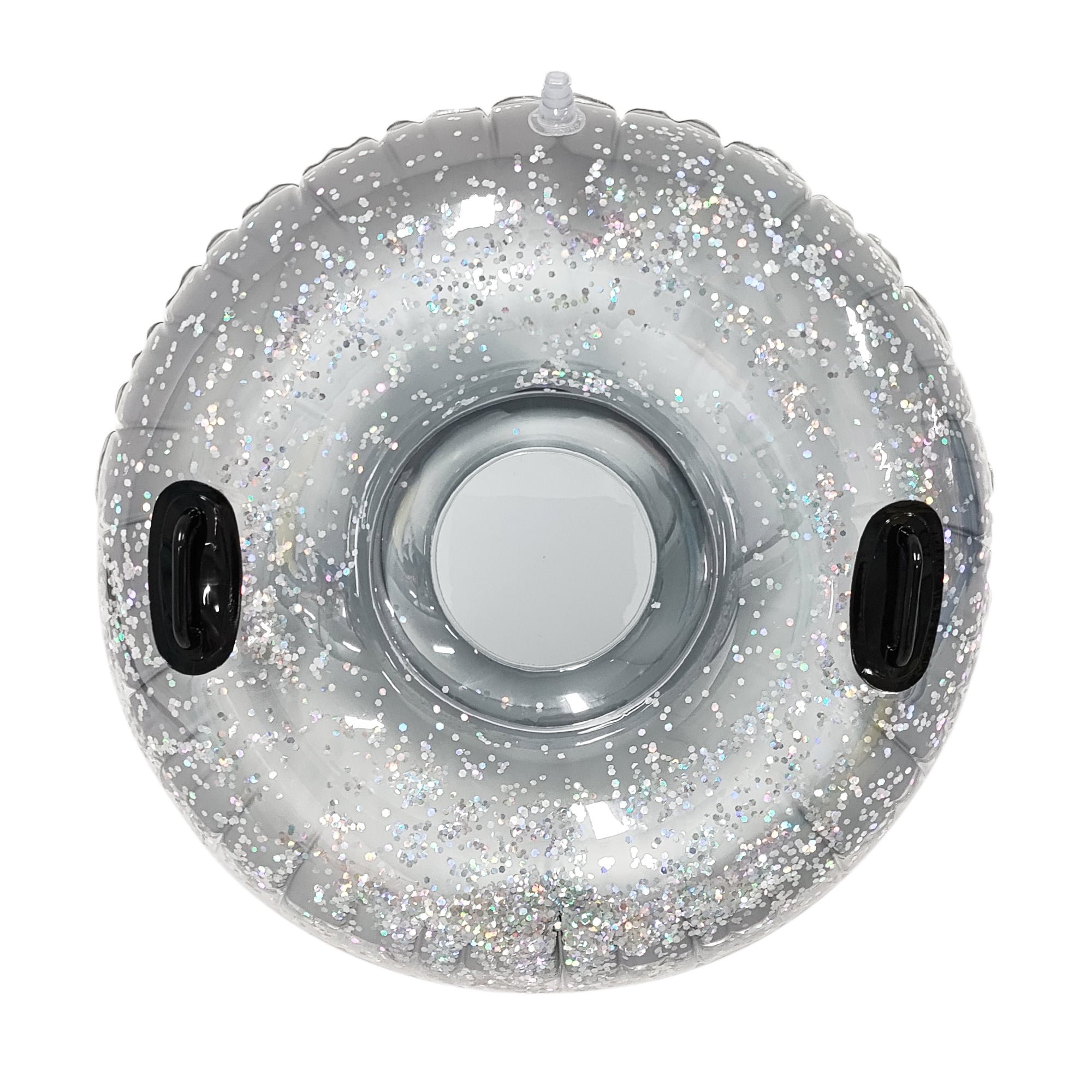 Inflatable Glitter Snow Tube-Silver