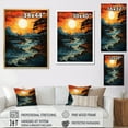 thumbnail image 4 of Designart "Golden Sunrise formd VI" Landscape & Nature Floater Framed Canvas Art Print, 4 of 7