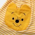 thumbnail image 4 of Disney Winnie the Pooh Toddler Girls Outfits Set Stripe T-Shirt Dress with Pocket and Legging Pant Set Sizes 6M-5T, 4 of 7