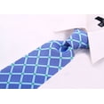thumbnail image 2 of Scott Allan Mens Blue Tie | Light Blue Geometric Necktie for Him | Wedding Accessories Groom | Gift Idea, 2 of 6