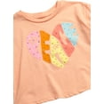 thumbnail image 5 of Jessica Simpson Girls' Tee and Denim Skirt Outfit Set, 2-Piece, Sizes 4-12, 5 of 18