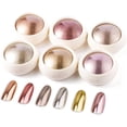 thumbnail image 1 of Esmalte de uñas cromado, paquete de 6, esmalte holográfico con purpurina, decoración para uñas, pigmento reflectante, 1 of 4