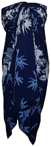 Alvish Sarong Women Bamboo Tree Printed Beach Swimsuit Wrap Plus Size Pareo