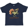 thumbnail image 3 of Inktastic Clever Turkey Thanksgiving Dinosaur Boys or Girls Baby T-Shirt, 3 of 5