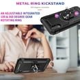 thumbnail image 5 of Samsung Galaxy A10E Case, STARSHOP Drop Protection Ring Kickstand Cover- Black, 5 of 6