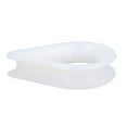 thumbnail image 2 of White Nylon Rope Splice Thimble for 12mm Rope Spliced Boat Sailing Thimbles, 2 of 3