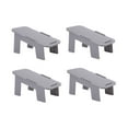 thumbnail image 4 of Clispeed Shoes Holder Grey Easy to Use Space Saving for Shoes Shop 4Pcs, 4 of 8