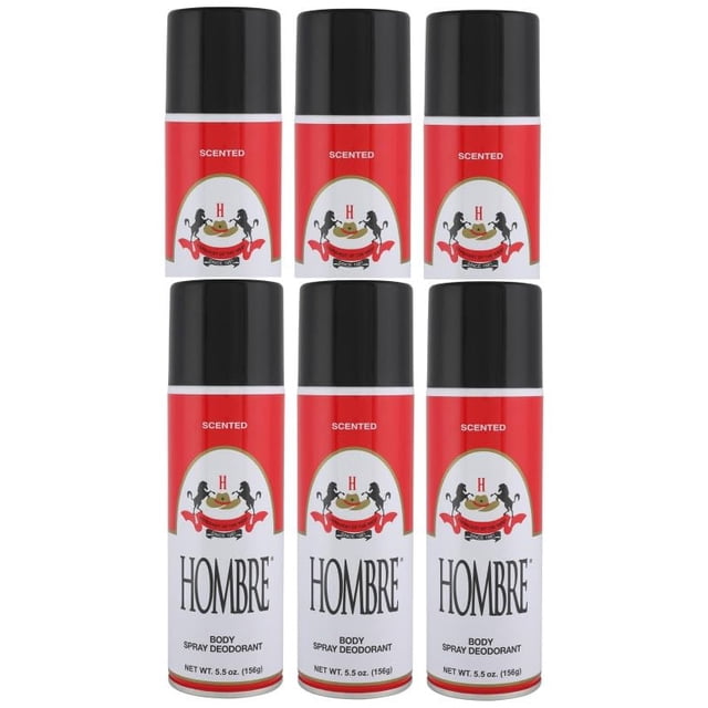 Desodorante corporal en spray HOMBRE Red Classic para hombre 156 g (6 unidades)