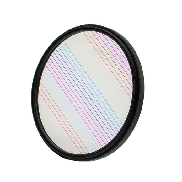 Miulika Streak Filter Optical Glass Accessories 82mm Rainbow Streak