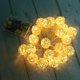 thumbnail image 2 of 2,2 m Bola de ratán 20LED Cadena de luces decorativas para decoración de fiestas al aire libre navideñas, 2 of 8