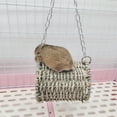 thumbnail image 3 of Grass Woven Hanging Nest for Small Animals, 3 of 6