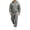Dark Gray #48, variant on DORKASM 2 Piece Full Zip Up Hooded Tracksuit Soft Fleece Sweatsuit Set For Men Cuffed Straight Jogger Sweatpants Outfit Army Green 2XL