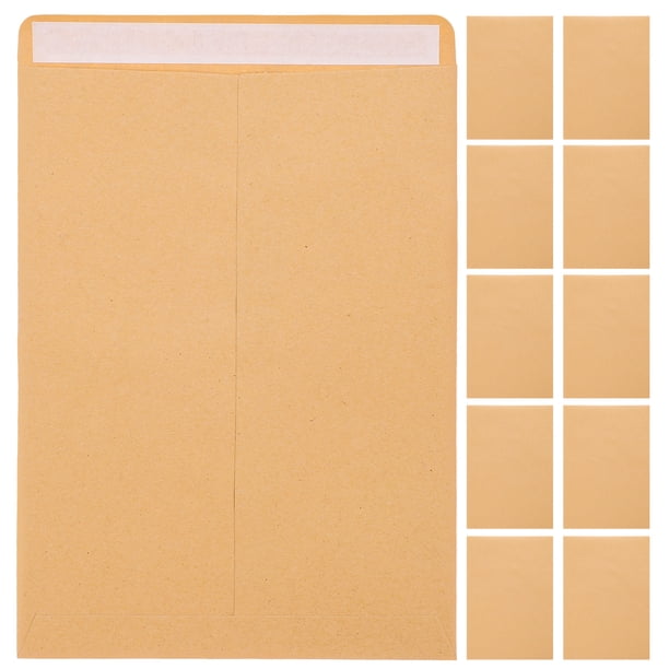 50 sobres de tarjetas de mensajes, sobres de papel para cartas, sobres de almacenamiento estacionarios
