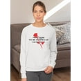 thumbnail image 2 of Not Trying To Be Difficult. Sweatshirt Women -Image by Shutterstock, Female 4X-Large, 2 of 4