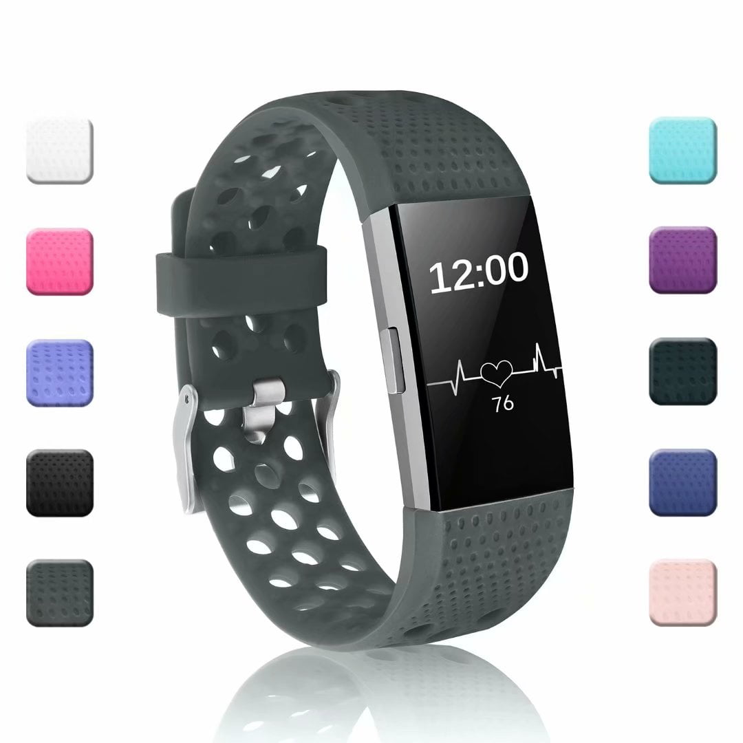 For Fitbit Charge 2 Strap Replacement Soft Silicone Sport Band Wristband UK 