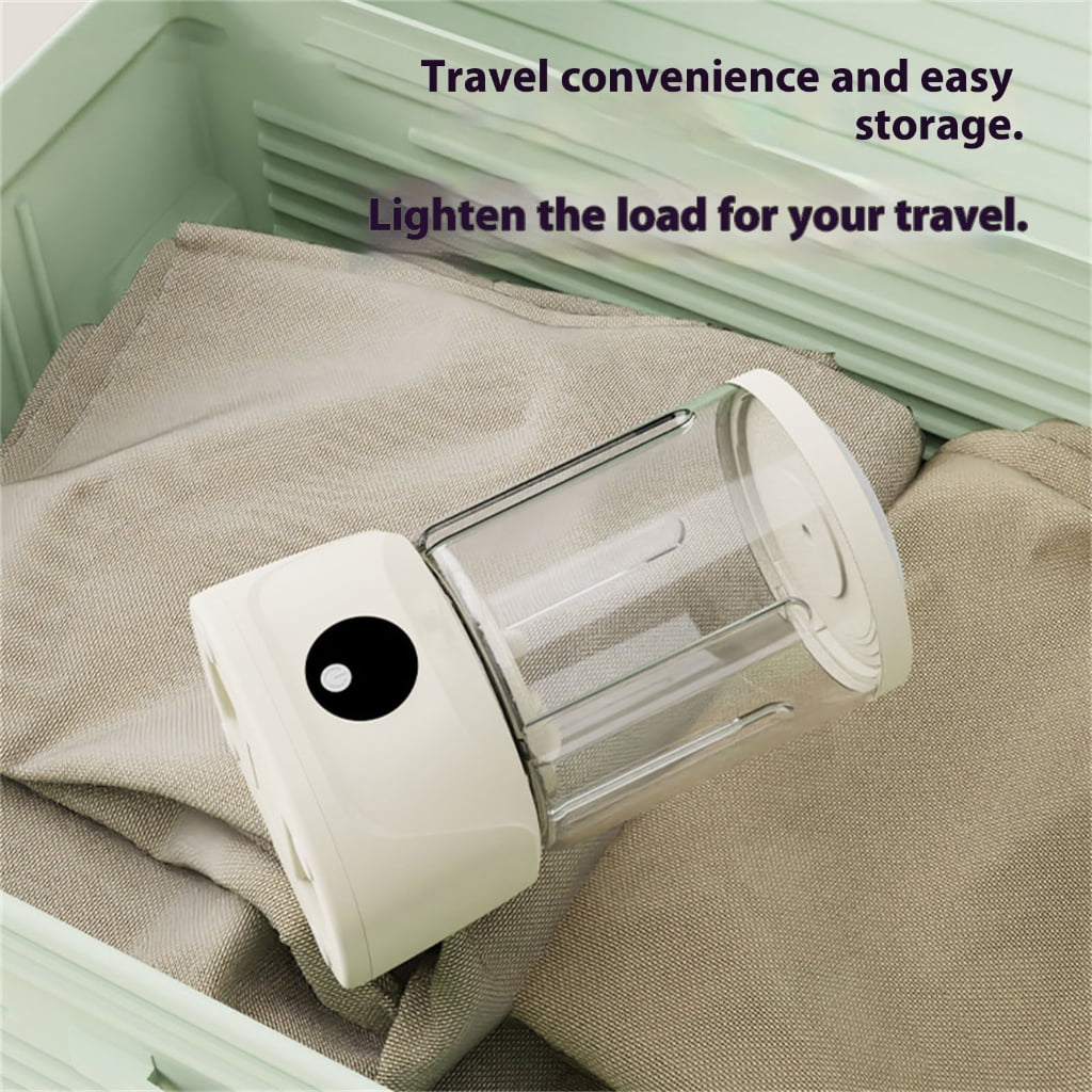 1.5L Washing Machine Portable Rechargeable Small Washing for Underwear Washer Cordless Laundry