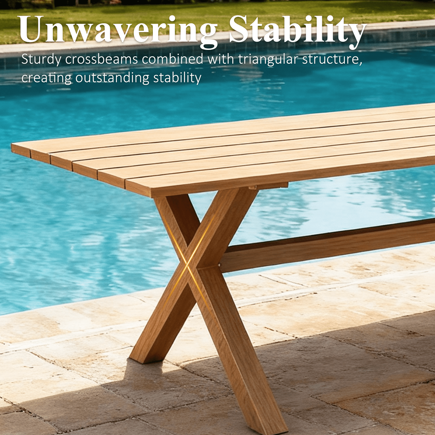 LayinSun 9 Pieces Outdoor Patio Dining Set, Aluminium Rectangular Dining Table and Wicker Rattan Chairs Set for Outside Backyard, Poolside