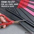 thumbnail image 3 of Rally 4-Piece Black & Pink All-Weather Rubber Floor Mat Set – Heavy Duty Universal Trim-to-Fit Car, SUV & Truck Mats, 3 of 7