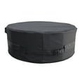 thumbnail image 2 of Dianhelloya 600D Oxford Fire Pit Cover with Elasticated Hem - Durable Weatherproof Protection for Built-In Stone Firepits (32/40/56 Inch, Snug Fit, UV & Water Resistant), 2 of 8