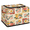 Multicolor 2, variant on CURLYOOT Patchwork Storage Bin with Zipper Lid Foldable Storage Basket Box Vintage Flowers Clothes Organizer Container for Closet, Shelf, Bedroom, Home Decor