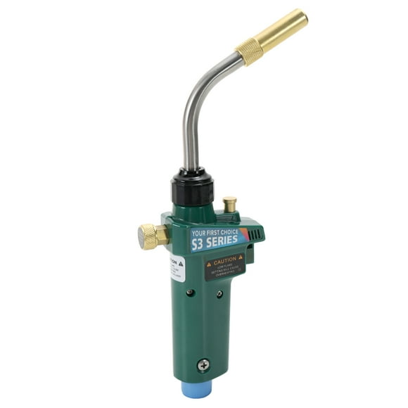 Yeacher Heating Solder Burner Braze Welding Torch MAPP Gas Self Ignition Trigger Style With Safety Lock Repairing Tool