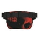 thumbnail image 3 of Fotbe Red And Black Abstract Skull Cangurera Cuadrada con Estampado de Doble Capa, Bolsa de Cintura Ajustable Mini para Hombres y Mujeres, 3 of 9