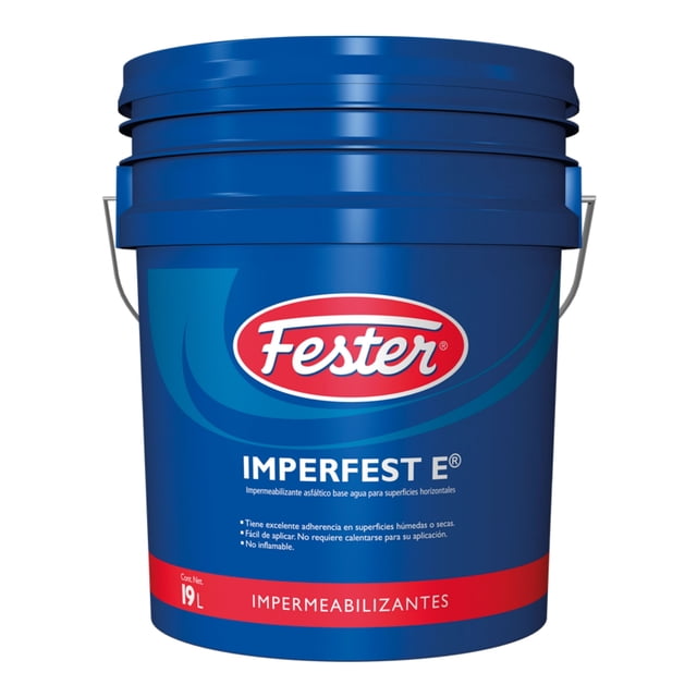 Impermeabilizante Asfáltico Base Agua para Superficies Horizontales Fester Imperfest E 19 L