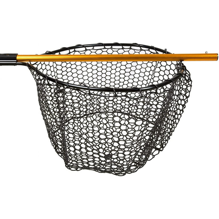 Wakeman Fishing Retractable Rubber Landing Net, 35 In. Handle