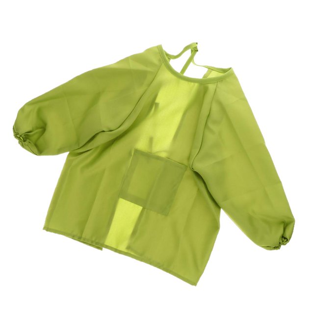 Niños Kid Craft Delantal de Arte Dibujo Pintura Bata de Cocina para Niños de 80-100 Cm - Verde Macarena Delantal de arte para niños