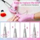 thumbnail image 5 of Jiasheng Taladro eléctrico de uñas, máquina profesional de 30000 rpm, kit de lima de uñas eléctrica compacta para uñas de gel acr&amp;, 5 of 7